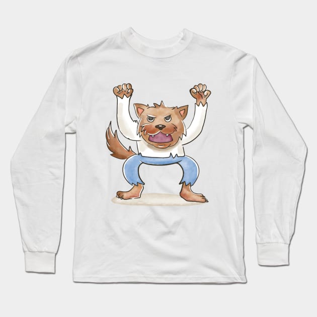 Bear Monster Long Sleeve T-Shirt by Dmitriy